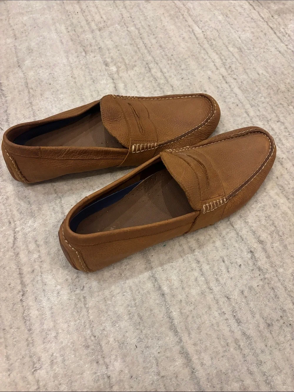 Polo by Ralph Lauren Tan Leather Penny Loafers